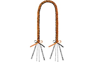 FFNMU Graduation Leis 2025 Orange And Black Lei Braided Ribbon Leis For Graduations Necklace Class Of Lei For Graduations 2025 Graduation Gifts For High School College Grad Party Accessories Decors