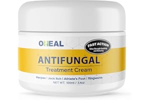 OHEAL Antifugal Cream for Ringworm Jock Itch - Anti Fungal Skin Treatment of Ringworm Athletes Foot and Jock Itch 100ml