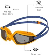 Speedo Hydropulse Youth Goggles Unisex Comfortable Adjustable Anti-Fog view 2