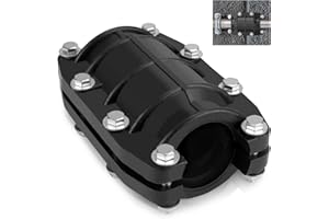 XDENGP Pipe Repair Clamp 1 inch, Water Pipe Leak Repair Clamp, Pipe Repair Kit for Plastic and Metal Pipes, Leak Stopper with Anti-Impact, Suitable for Pipes 25MM OD