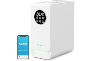 Livatro 6L Smart Humidifier for Large Room, Warm & Cool Mist with Top Fill Design, Alexa & App Control, Essential Oil Compatible, Ideal for Bedroom and Plants