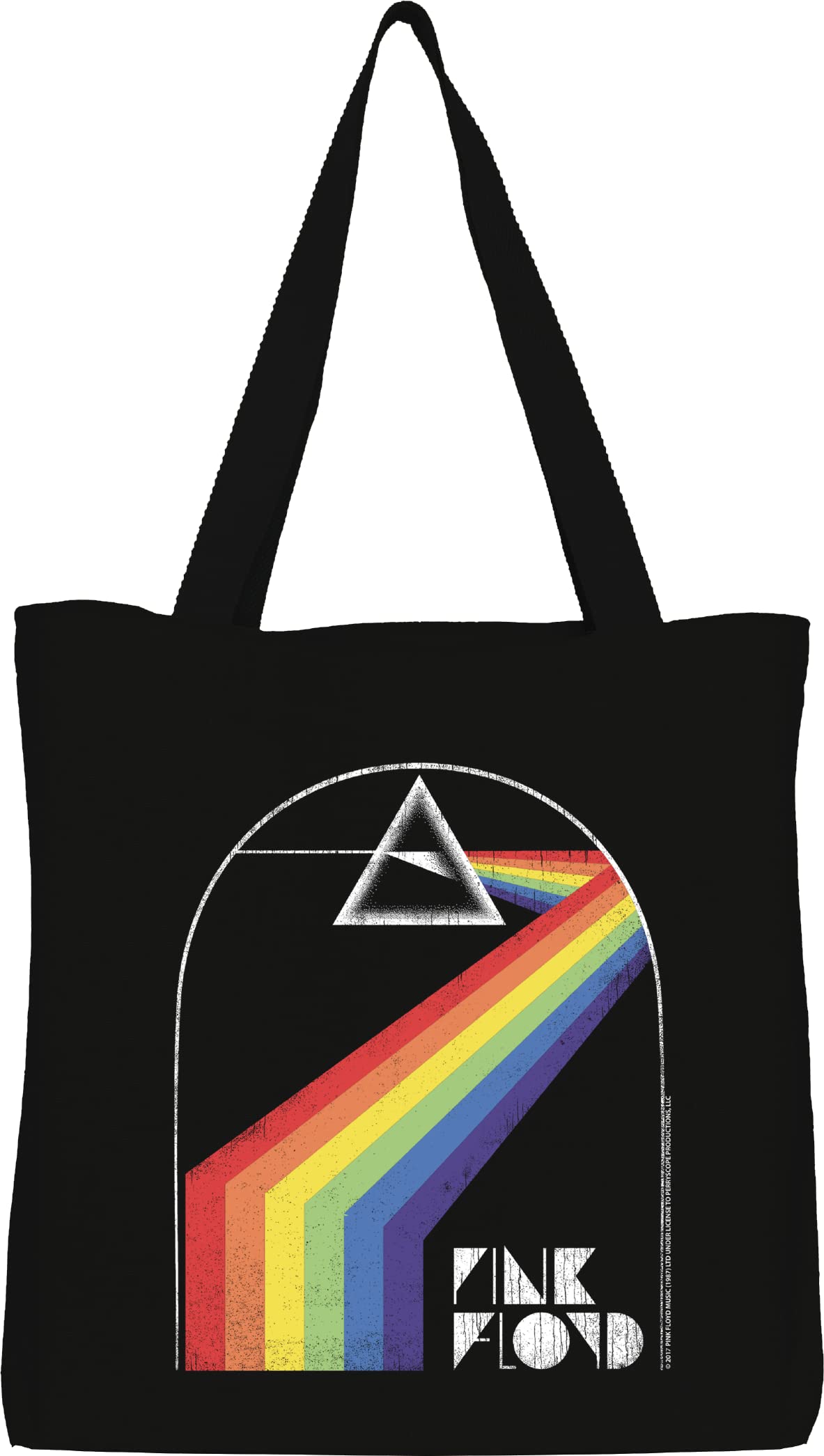 cotton division Pink Floyd Bwpiflrbb003 Unisex Tote Bag, Black, One Size, Black, One Size, Utility