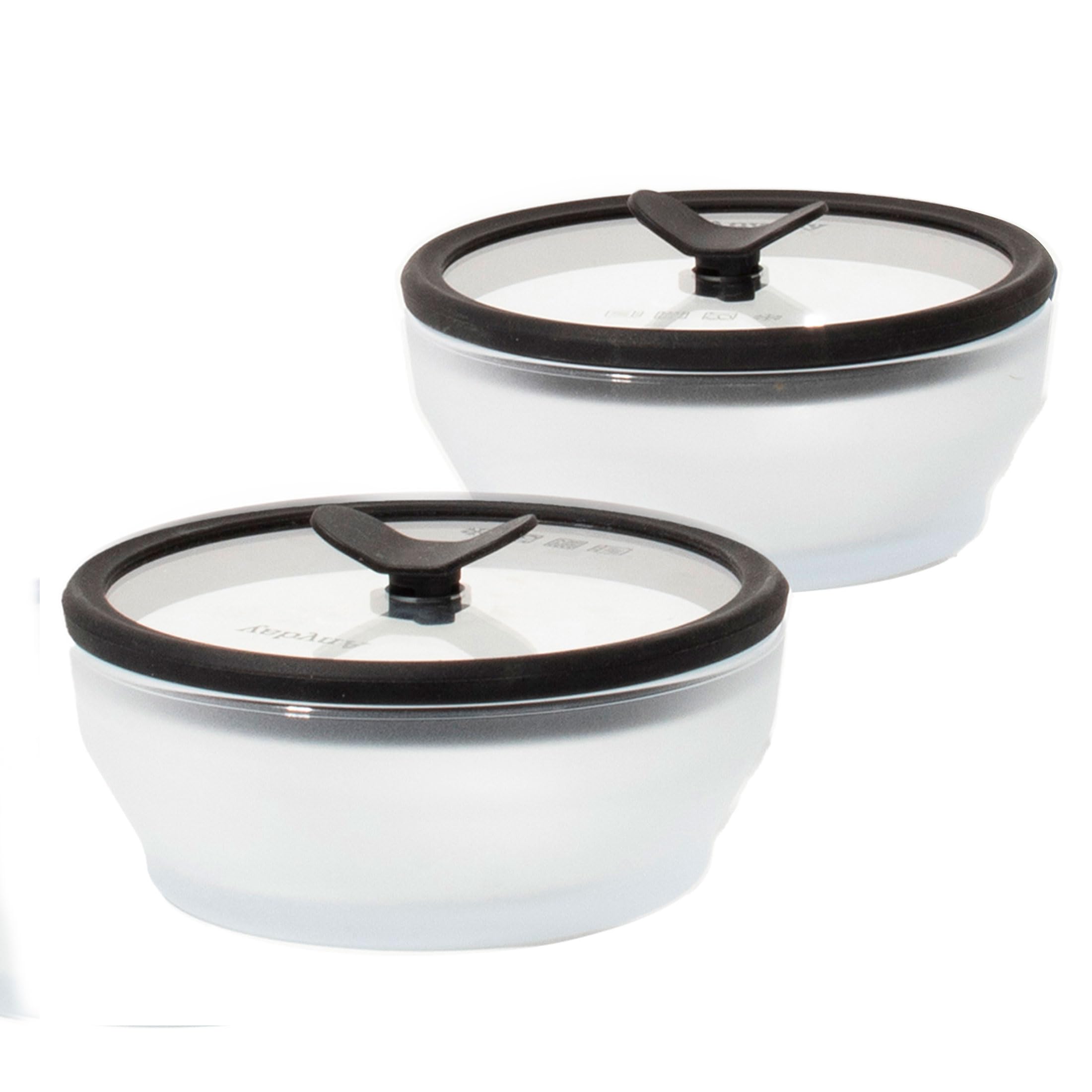 Photo 1 of **1-PACK** Anyday Glass Food Storage with Lid | Plastic-Free Frosted Meal Prep Bowl | Stackable Airtight Storage Container with Vented Silicone Lid for Microwave-Safe Reheating