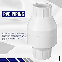 Geetery PVC Inline Check Valve Solvent Connections