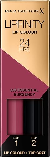 Max Factor Lipfinity Essential Burgundy Long-Lasting Lip Colour Kit 4.2g