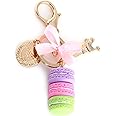 Hilitand Key Ring Cute Alloy Macaron Eiffel Tower Keychain Keyring Accessory for Bag Pendant Decoration