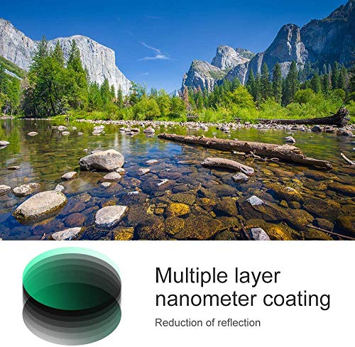 K&F Concept Nano X-Serie Polfilter 55mm CPL Filter Polarisationsfilter MRC mit 28x vergütet – Bild 4