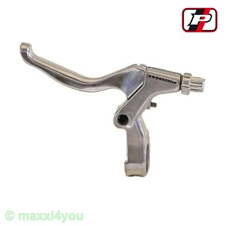 01110211 Promax V-Brake Bremsgriffe - links/rechts/Set - Bremshebel Bremsen (Hebel links Silber)