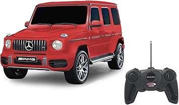 Jamara 405193 Mercedes Amg G63 1 24 Rot 27mhz Offiziell Lizenziert Bis Zu 1 Stunde Fahrzeit Bei Ca 9 Km H Perfekt Nachgebildete Details Hochwertige Verarbeitung Amazon De Spielzeug