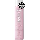 Evian Facial Spray | Glow, Calm & Protect Hydrating Face Mist | Natural Mineral Water with Plant-Based Extracts | 3.38 oz