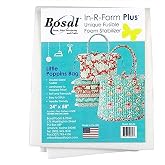 Bosal in-R-Form Plus Unique Fusible Foam Stabilizer 24 Inches by 58 Inches for Aunties Two Little Poppins Bag Pattern (Onе Paсk)