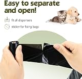 Lifegogo Dog Poo Bags Rolls with Dispenser Unscented Extra Thick 57 Rolls view 3