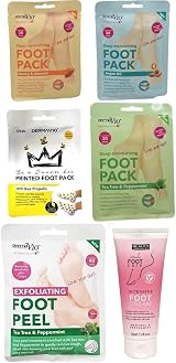 Derma V10 Foot Pack Mask 6 Pack Deep Moisturising Bee Propolis