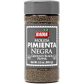 Badia Ground Black Pepper, 3.5 oz &ndash; Pure, Bold &amp; Aromatic Spice for Cooking, Grilling &amp; Seasoning