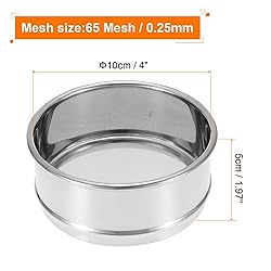 PATIKIL 65 Mesh Lab Sieve, 4" Diameter Test Sieve