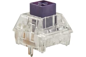 MECHKEEB Kailh Box Crystal Jade Navy Blue Royal Pink 5 pin Transparent Switches IP56 Water-Proof Compatible Cherry Or for Gateron MX Switches for MX Mechanical Keyboard (Royal 90pcs)