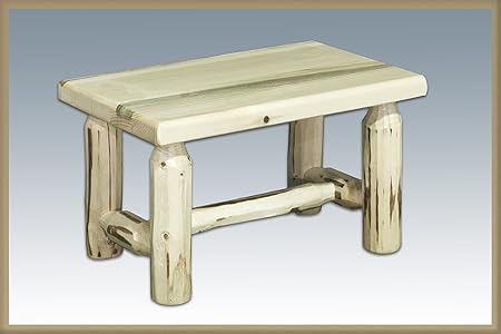 Montana Woodworks Montana Kollektion Fußhocker Natürlich Clear Lacquer