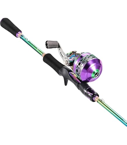 Amazon.com : ProFISHiency: 5' Krazy 2.0 Spincast Carded Combo w/Lures | 5' Medium Light 2pc. Fiberglass Rod | Cork Handle and Foregrip | Micro Spincast Reel w/ 4.1:1 Gear Ratio | Pre-Spooled Amazon.com : ProFISHiency: 5' Krazy 2.0 Spincast Carded Combo w/Lures | 5' Medium Light 2pc. Fiberglass Rod | Cork Handle and Foregrip | Micro Spincast Reel w/ 4.1:1 Gear Ratio | Pre-Spooled