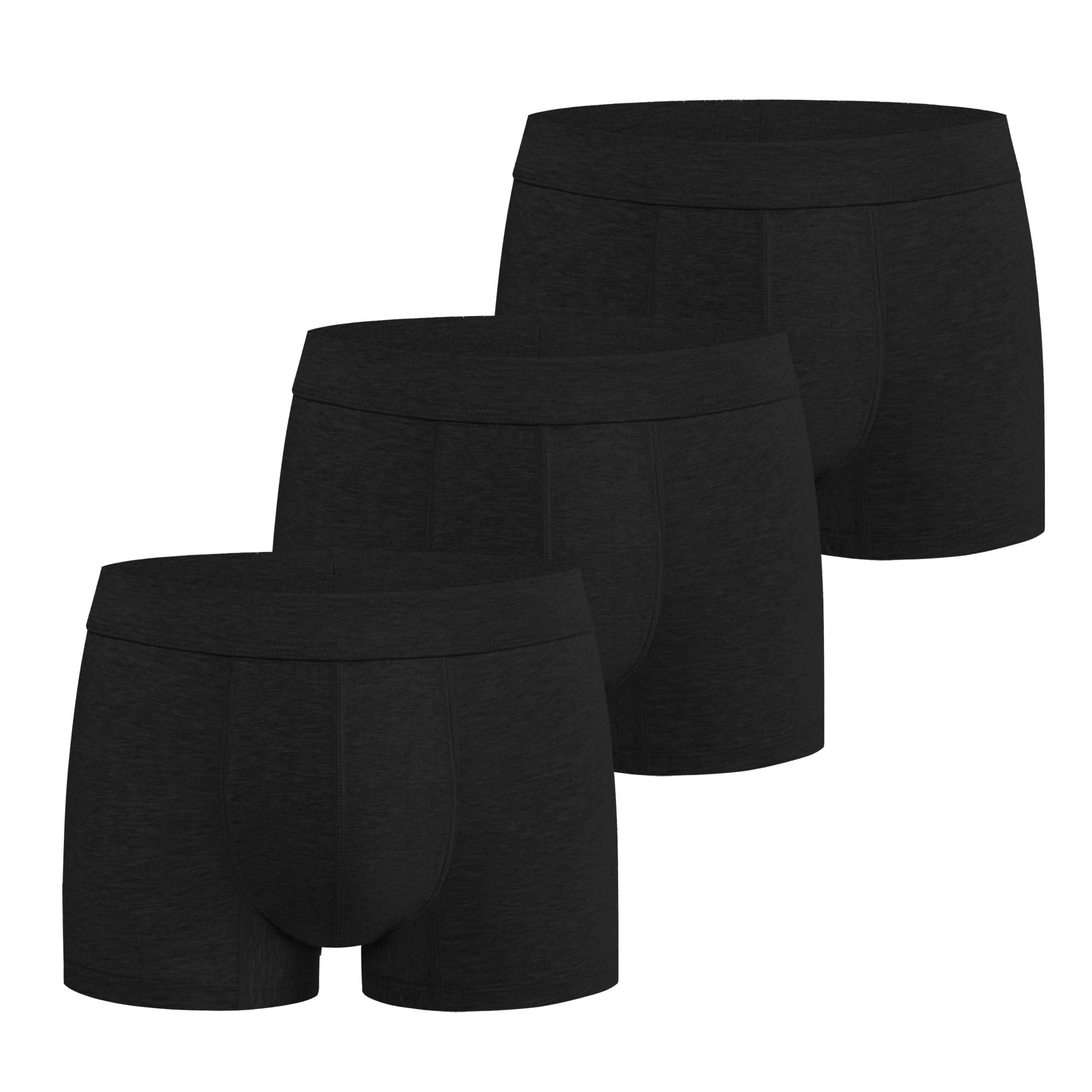 Photo 1 of Battewa Incontinence Underwear for Men Boxer Briefs Washable Urinary Absorbent Leak Proof Underwear for Bladder Leak 50ml (3X-Large,3Black,3 Pack)