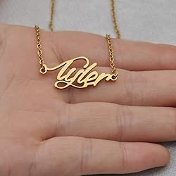 Aoloshow Stainless Steel Tyler Name Necklace