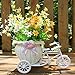 Tricycle Flower Basket SOLEDI Plastic White Bike Flower Vase Storage Container For Party Wedding Living Room Table Home Garden Decoration Random Color