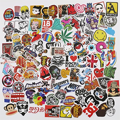 image for UTSAUTO Pack of 100 pcs Personalize Laptop Skin Decals and Stickers fo
