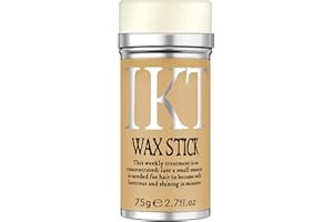 VOLLUCK Hair Wax Stick for Wigs, Edge Control Slick Stick Hair Pomade 2.7Oz Stick Non-greasy Styling Wax, Temporary Hair Styling Product for Edge Frizz Hair Pocket Size