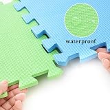 Vivo Technologies Interlocking Foam Play Mat 18 Pack 9mm EVA Multi Colour view 5