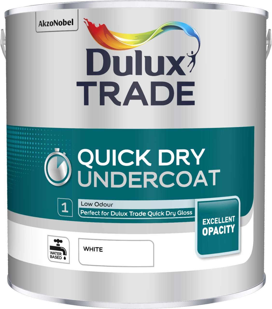 Dulux Trade Quick Dry Undercoat 2.5L White Amazon.co.uk DIY & Tools