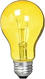Westinghouse 0344300, 25 Watt, 120 Volt Trans Amber Incandescent A19 Light Bulb - 2500 Hours