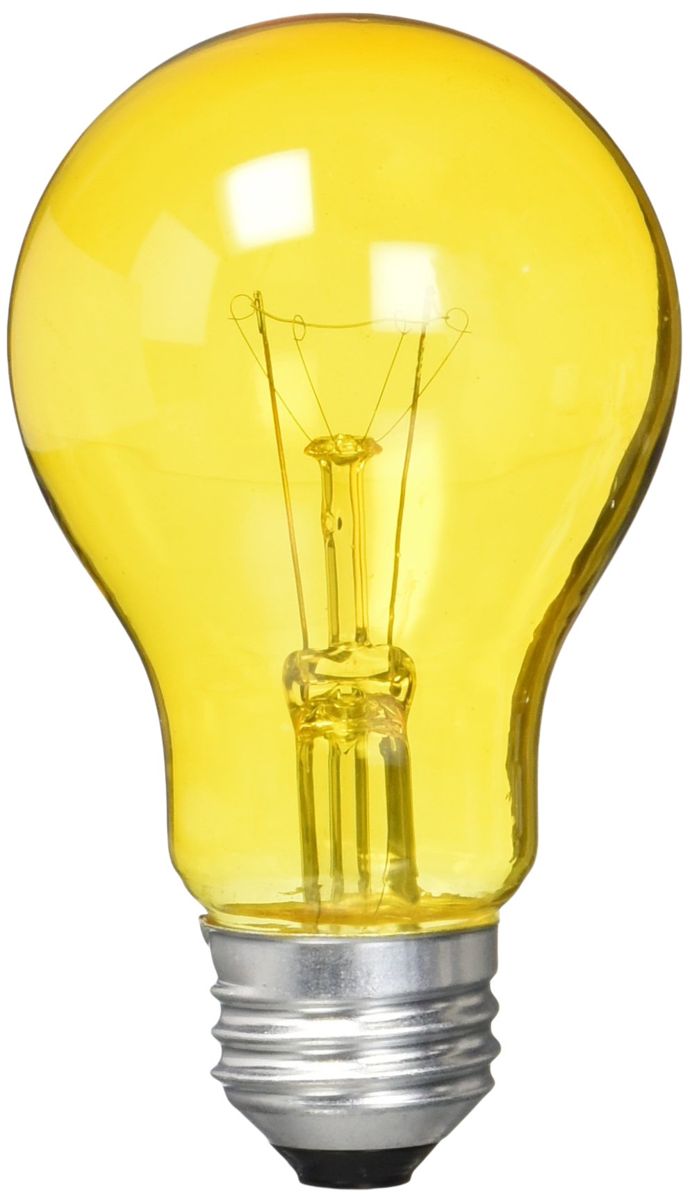 Westinghouse 0344300, 25 Watt, 120 Volt Trans Amber Incandescent A19