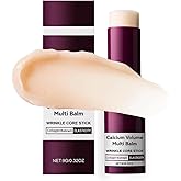 FullMeet Calcium Multi Balm, Calcium Volume Multi Balm, Wrinkle Core Stick, Korean Collagen Moisturing Stick, Anti-aging, Hydrating, Firming Skin, Suitable for Eyes, Neck, Face, 9g