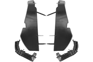 FANPAYY Pair Front Bumper Bracket Cover & Bumper Support Brackets for Dodge Challenger 2015-2021 Left and Right Mount Support 68375013AA 68259546AA 68024342AD 68024343AD