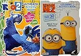 Rio 2 & Despicable Me 2 Minions Coloring and Activity Books w/ Over 30 Stickers!