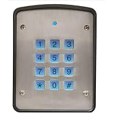 Transmitter Solutions Gate Keypad Wireless Keypad Linear Multicode Compatible 300MHz GTO Mighty Mule 318MHz Compatible