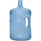 Brio 5 Gallon Plastic Crown Cap Reusable Water Bottle Container