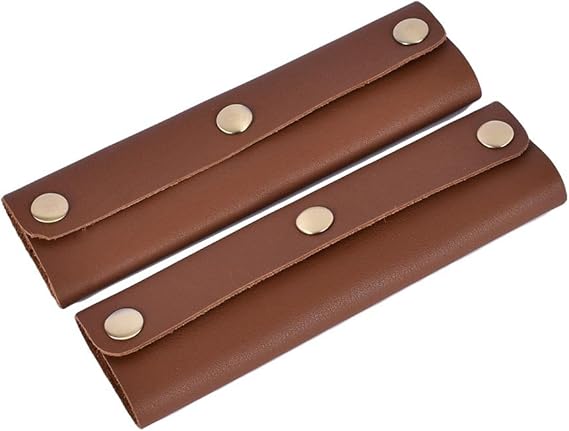 Amazon Co Jp Saisai サイサイ ハンドルカバー バッグ用 持ち手 2個セット 本革 牛革 革 レザー Zk Hcover Le 001 Brown シューズ バッグ