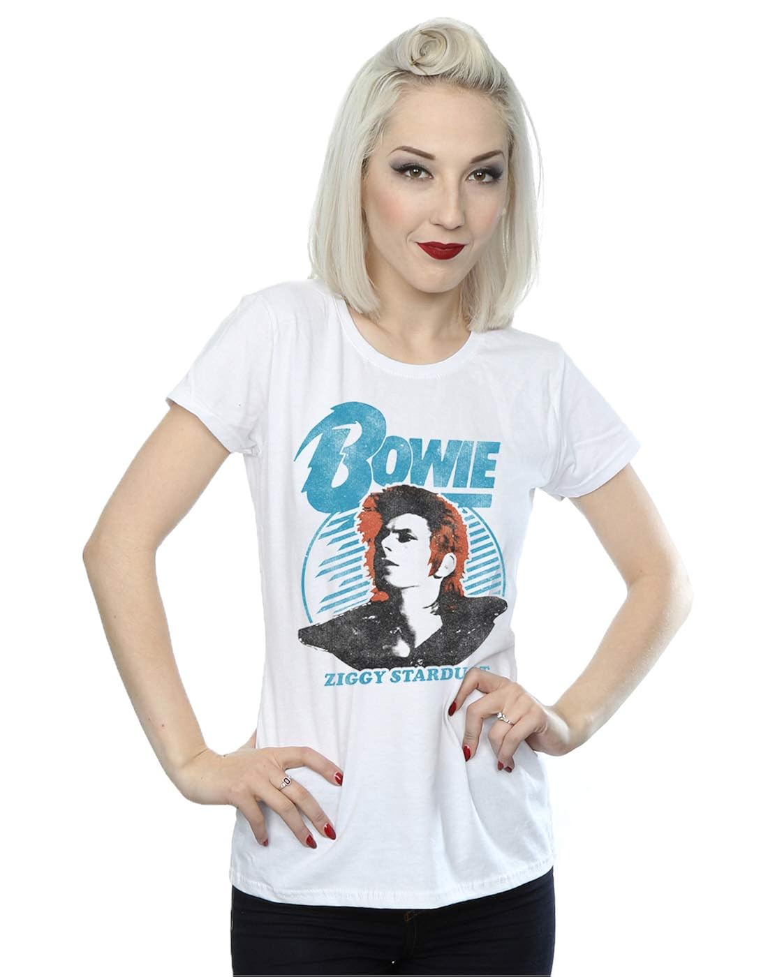 David Bowie S Ziggy Stardust Orange Hair T Shirt | Stellanovelty
