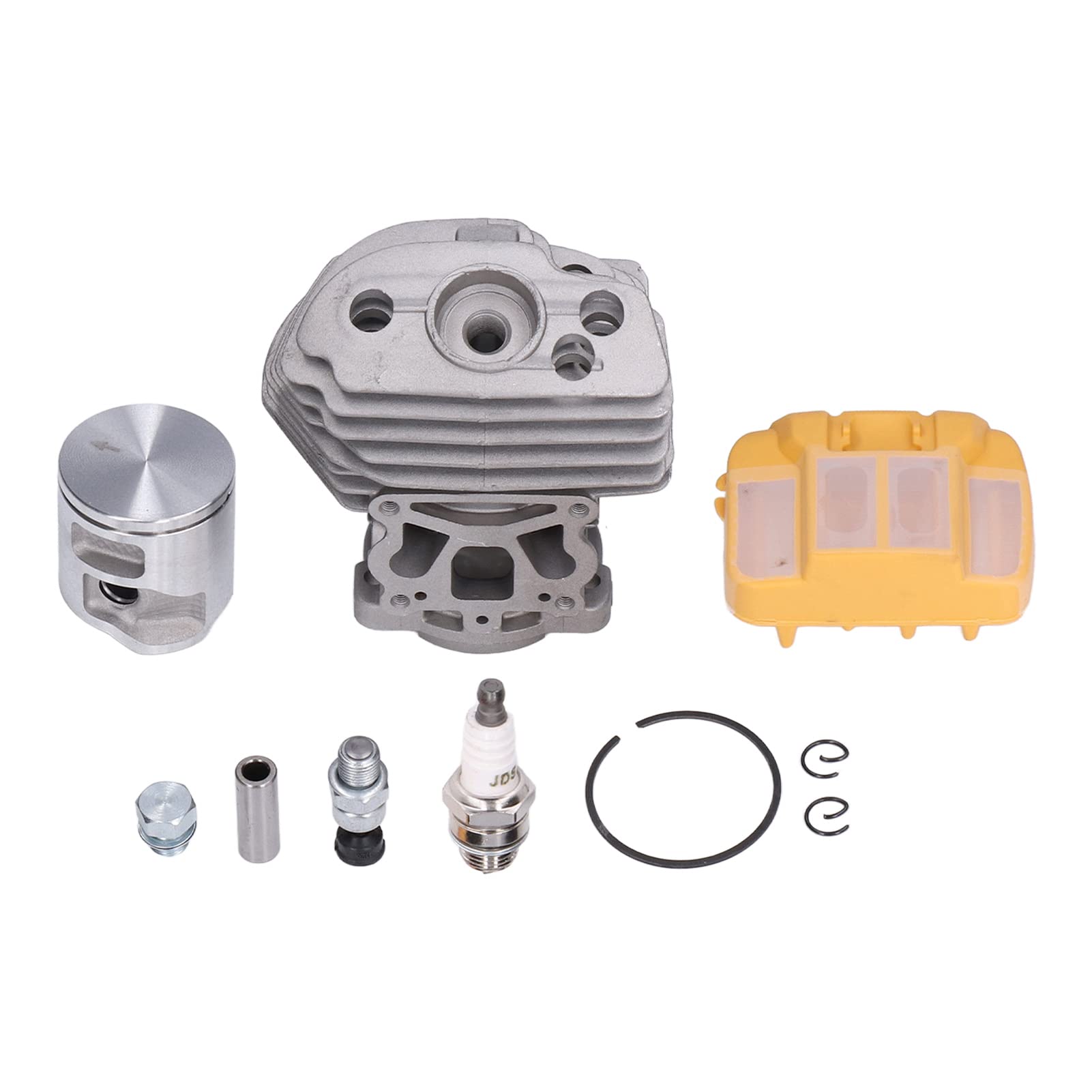 EVTSCAN 43mm Cylinder Piston Air Filter Kit Chainsaw Cylinder Assembly for Husqvarna 545 550xp