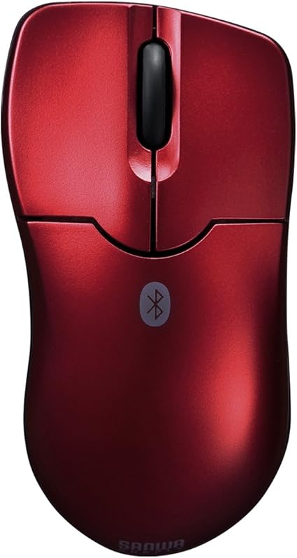 Amazon Co Jp サンワサプライ Bluetooth3 0 ブルーledマウス レッド Ma Btbl27r 家電 カメラ