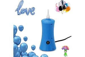 KUSAMUE Kasumue Balloon Pump Electric Air Pump for Long Balloon Inflator Blower Machine for Birthday Party Celebration Balloons Decorations for Foil Twisty Animal Balloons