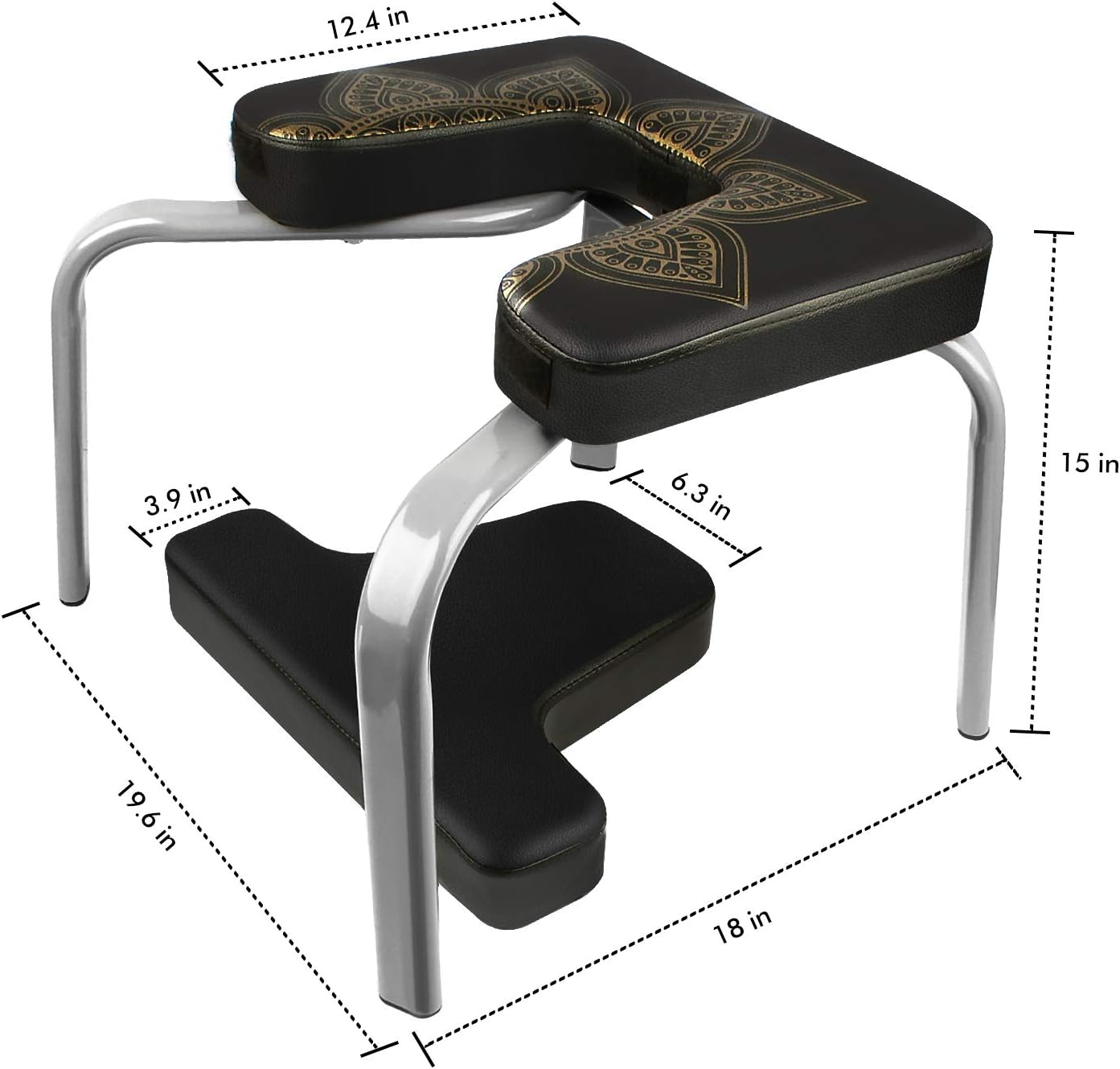 SANKUU Yoga Headstand Bench Inversion Chair, Upside Down U-Shaped Stool for Family and Gym : Sports & Outdoors