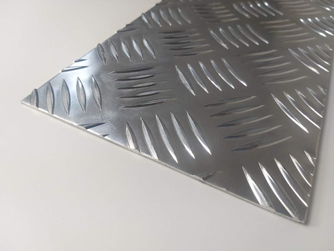 Aluminium Trade Plate Chequer Various Sizes (250mm x 250mm x 2mm