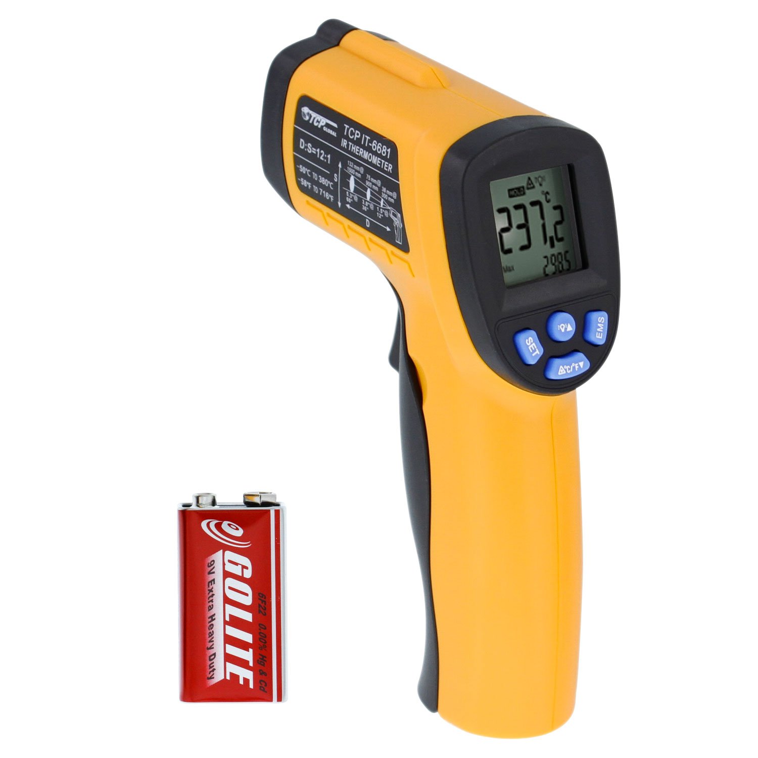 Metro Q Divine IR Digital NonContact Infrared Thermometer Temperature