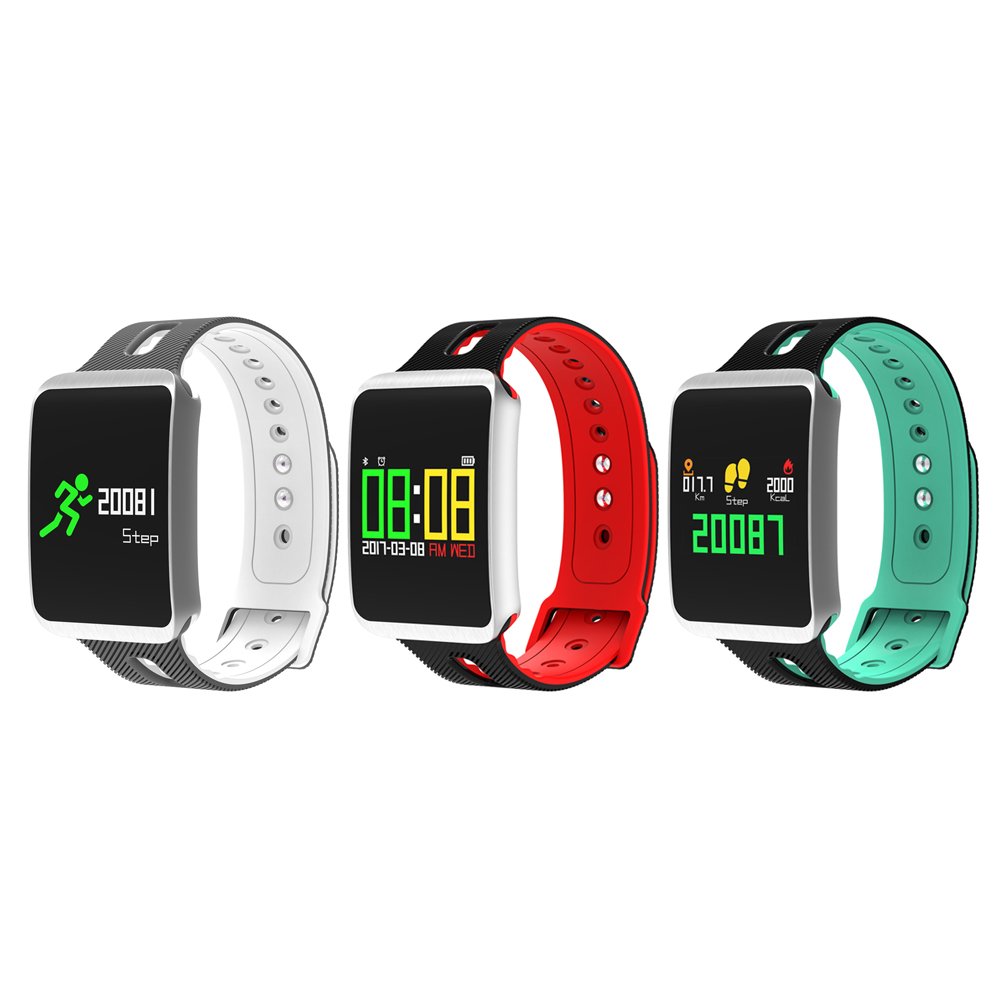 Docooler TF1 Smartband OLED Pantalla Táctil Movimiento ...