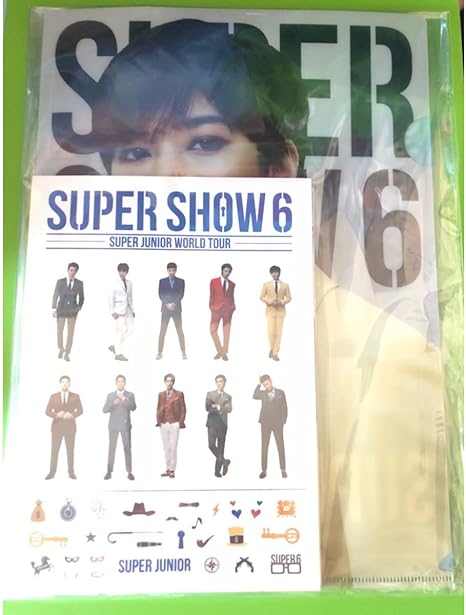 Amazon Co Jp ソンミンステーショナリーセットsuper Show6 Ss6ファイル ノート ステッカー Super Junior 韓国 アイドル ホビー
