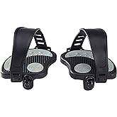 Exercise Pedals 1/2" With Straps for Peloton, Spin Cycling, Indoor Exercycle, Stationary Recumbent Bicycle Replacement Parts