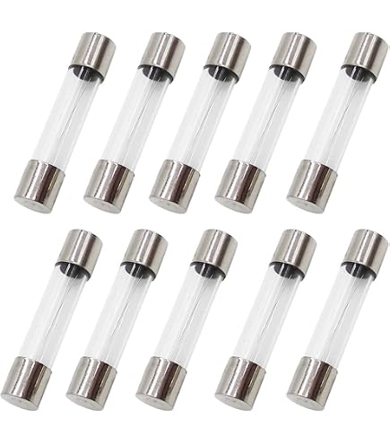 Pack Of 5 AGC 5A 125V/250V Fast Blow Glass Fuses