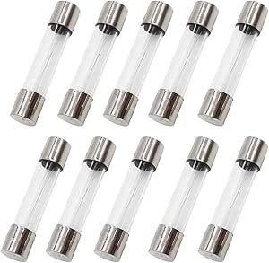 10 pcs F15AL250V 6 X 30mm 15A Fast-Blow Fuse 250V Glass Fuse Fast ...