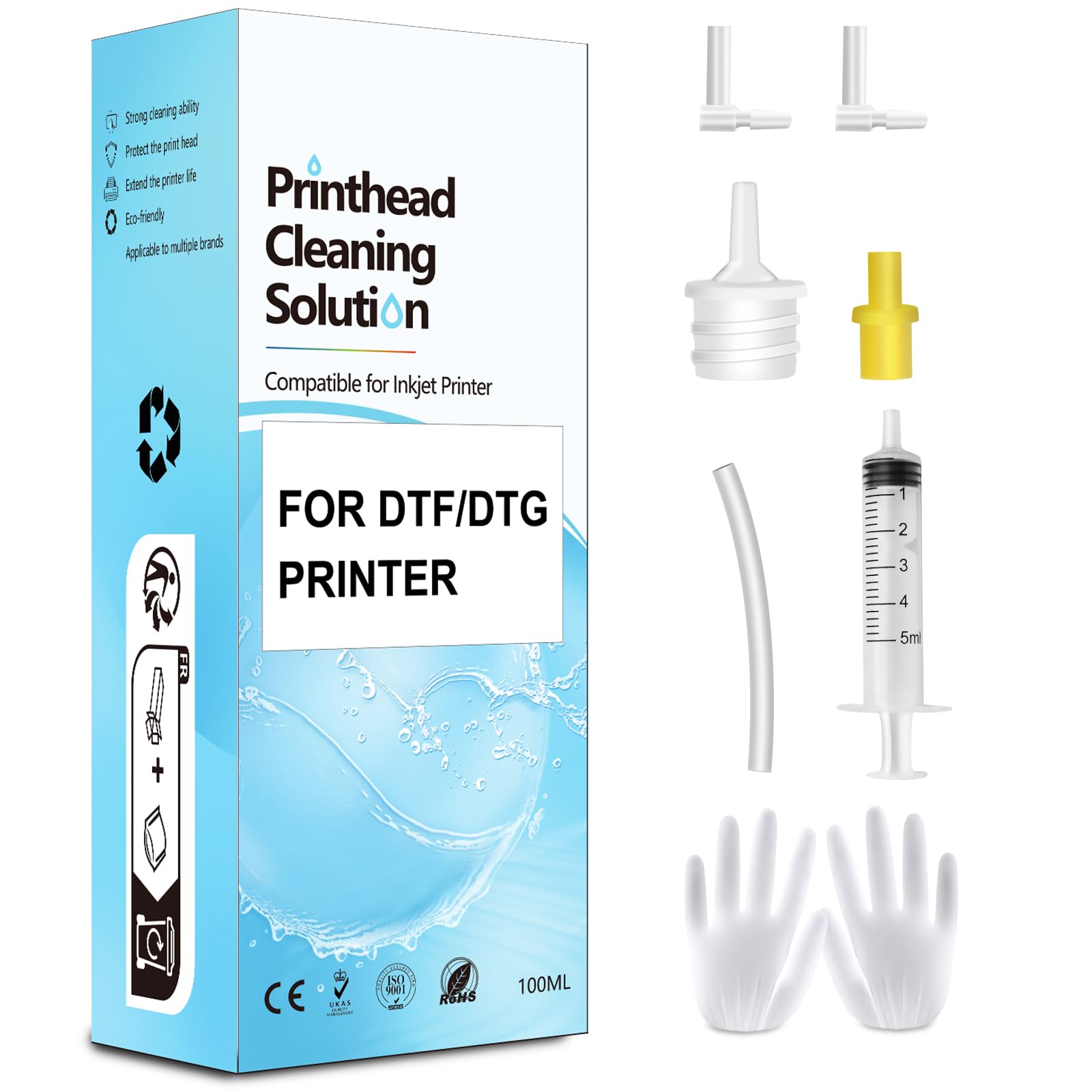 DTF Cleaning Solution for All DTF DTG Printers